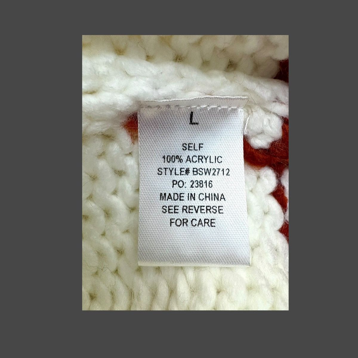 Other BaeVely Women’s Cream Rust Knit Tennis Sweater Sz L Size L / US 10 / IT 46 - 11 Thumbnail