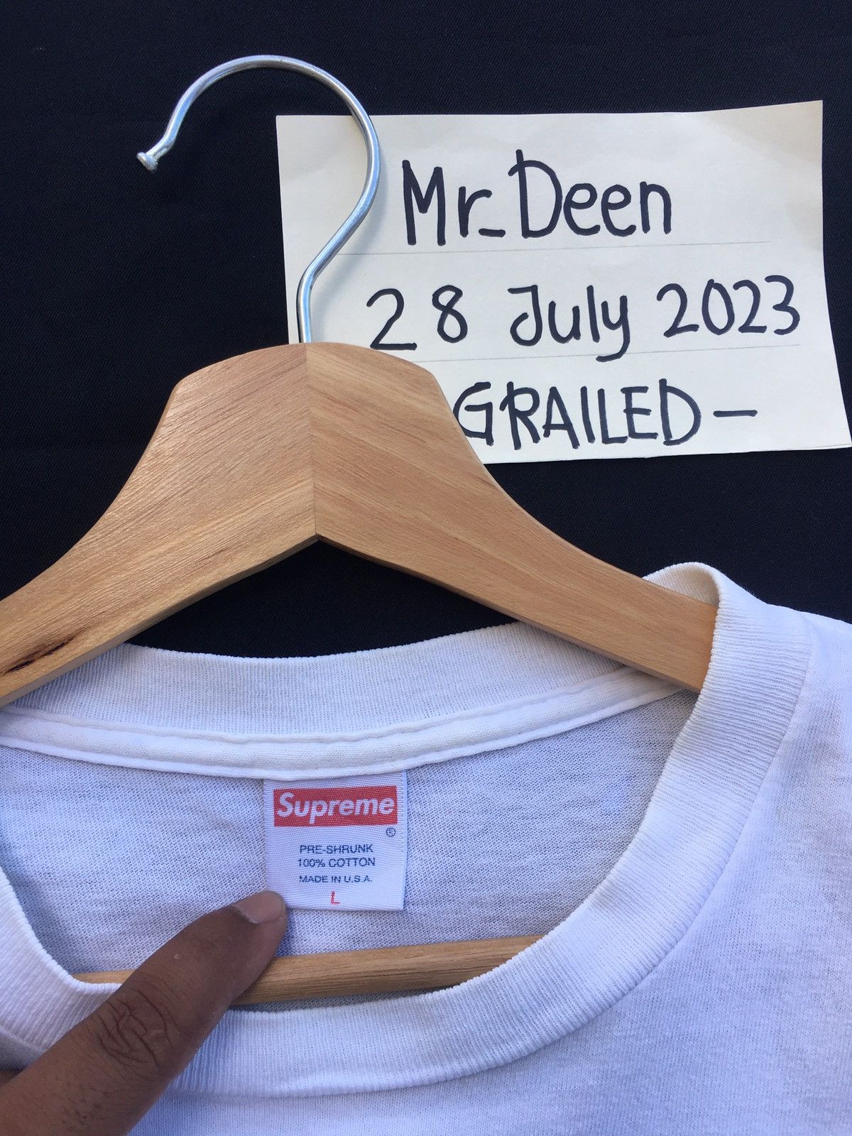 Supreme Rarest Supreme x Joe Strummer 2001 Printed Tshirt Size US L / EU 52-54 / 3 - 8 Thumbnail