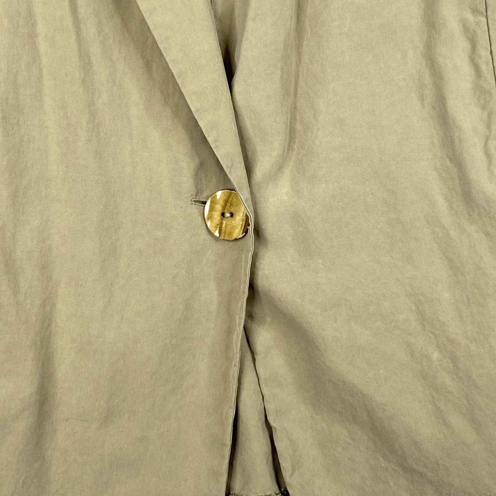 J. Jill J. Jill Blazer Jacket Women XL Tan One Button Pockets Classic Boho Designer Size XL / US 12-14 / IT 48-50 - 2 Thumbnail