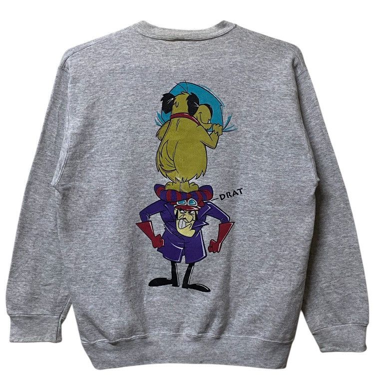 Cartoon Network × Vintage Vtg mutley wacky races Hanna barbara cartoon sweatshirt Size US L / EU 52-54 / 3 - 1 Thumbnail