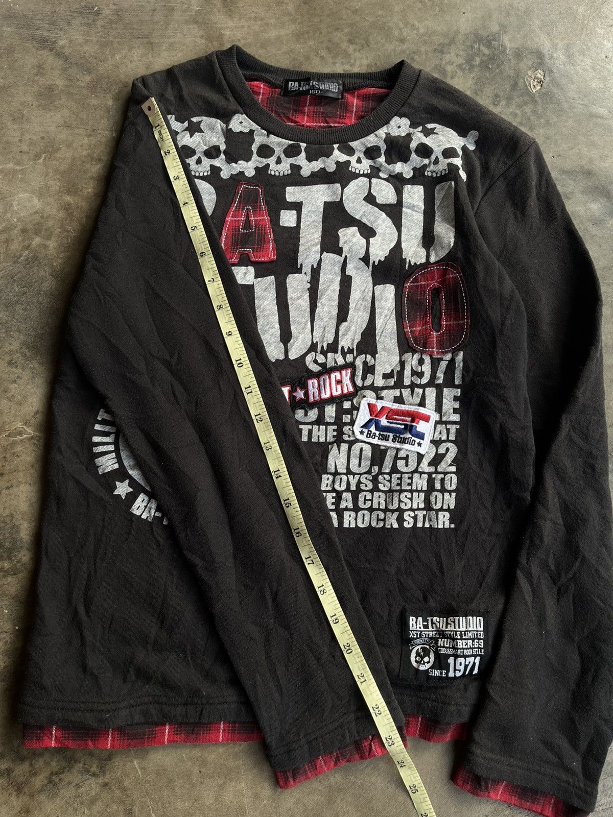 Isamu Katayama Backlash JAPANESE BA-TSU POEM DOUBLE LAYER GOTHIC SEDITIONARIES PUNK Size US M / EU 48-50 / 2 - 9 Thumbnail