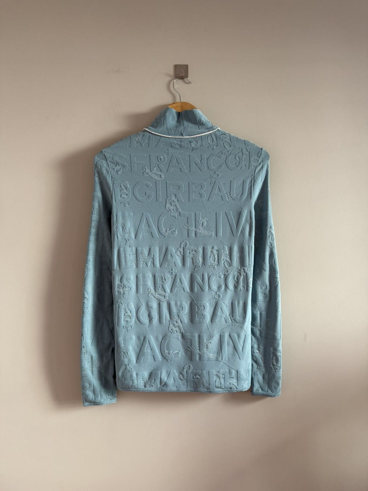 Marithe + Francois Girbaud Marithé François Girbaud Logo Embossed Turtleneck Longsleeve Size US M / EU 48-50 / 2 - 1 Thumbnail