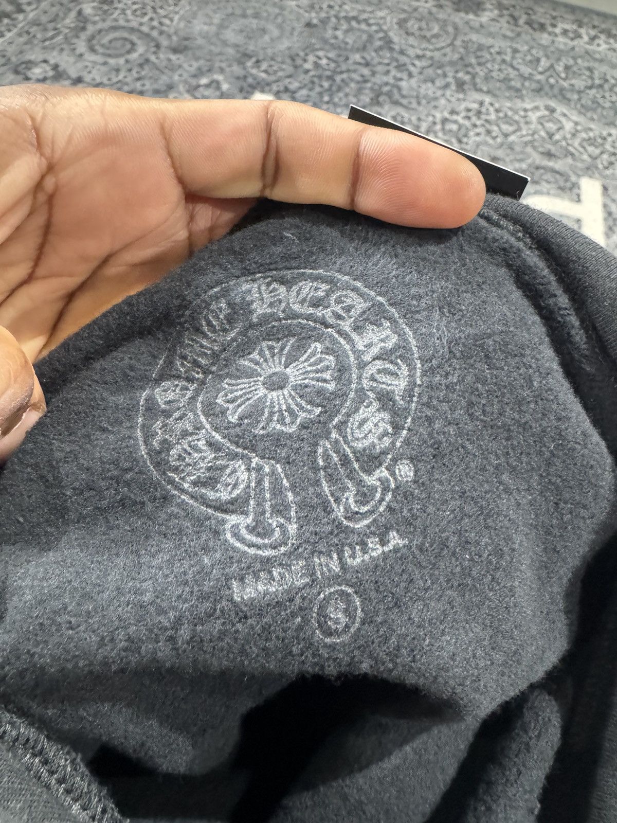 Chrome Hearts Chrome Hearts Chrome Vertical Logo Hoodie Black Size US S / EU 44-46 / 1 - 5 Thumbnail