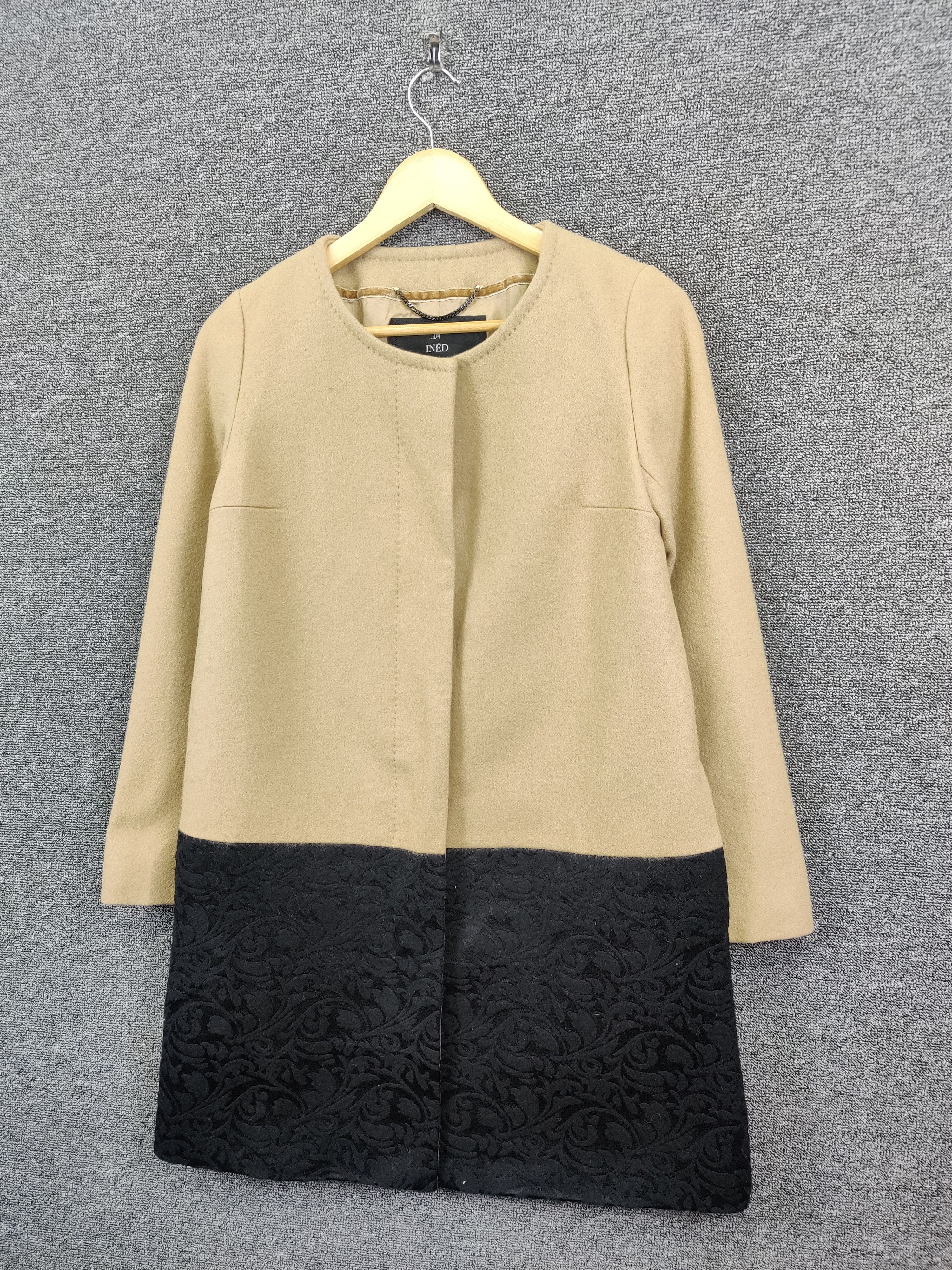 Yohji Yamamoto Vintage Ined Japan Yohji Yamamoto Wool Long Coat Size M / US 6-8 / IT 42-44 - 2 Thumbnail