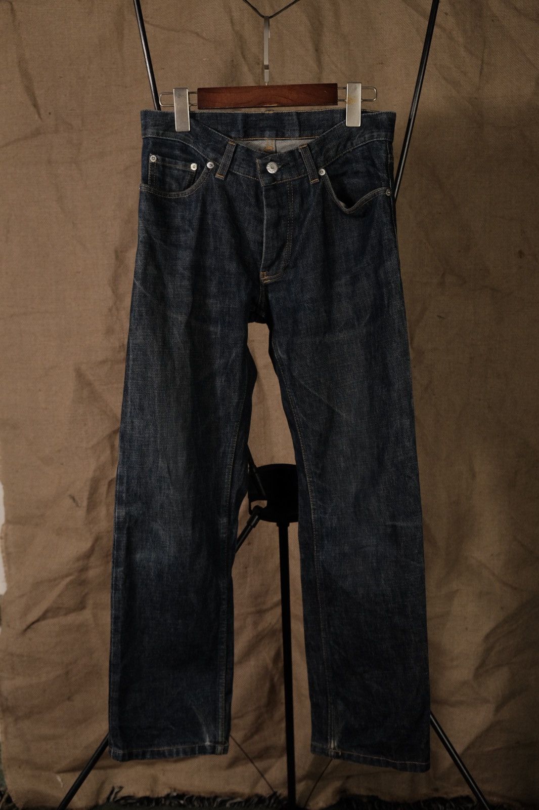 Helmut Lang Vintage Helmut Lang 1999s Classic Cut Raw Denim Size US 29 - 1 Thumbnail