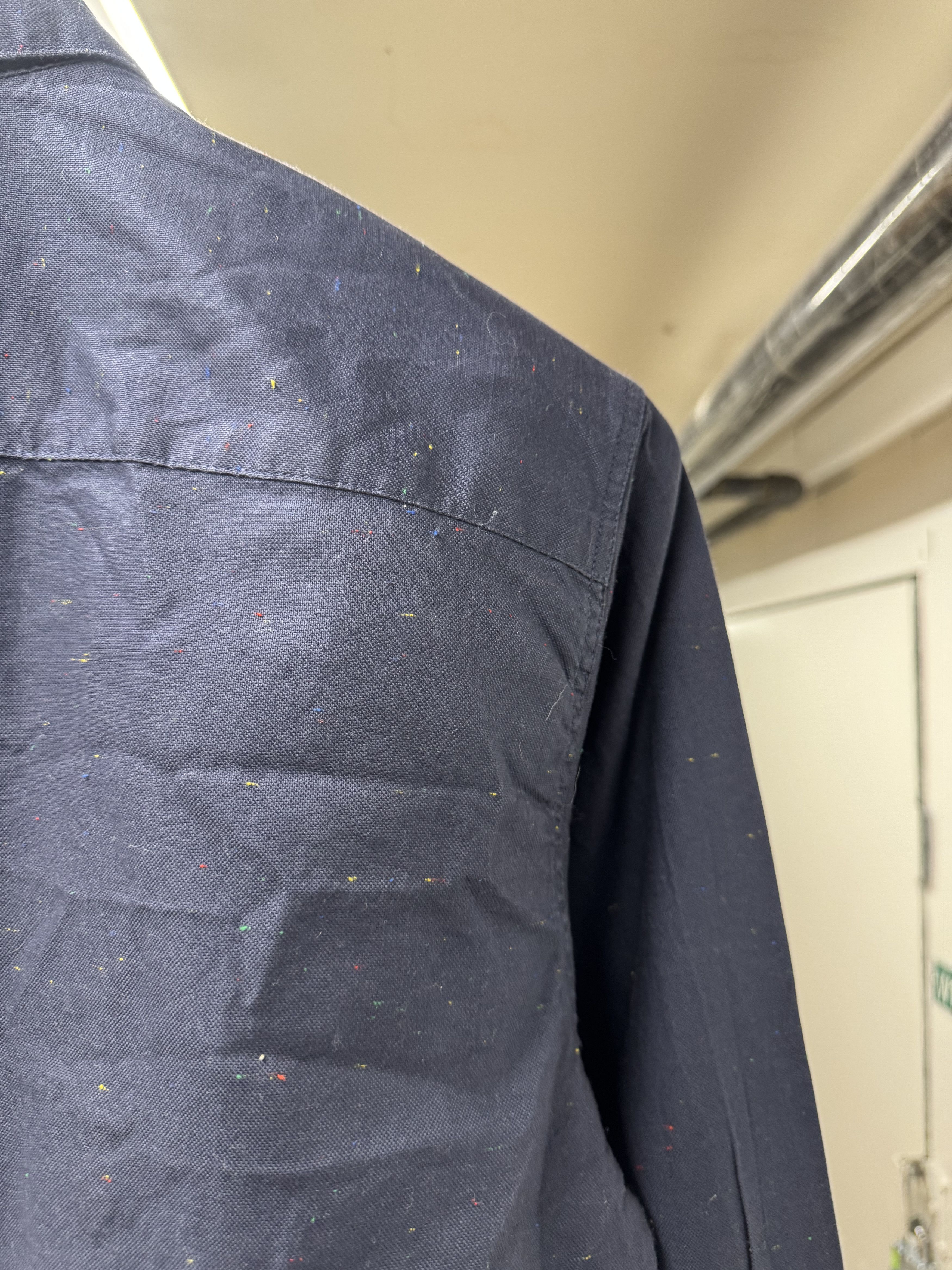 Selected Homme Selected Homme Slim Fit Blue Speckled Button Up Shirt Size US S / EU 44-46 / 1 - 6 Thumbnail