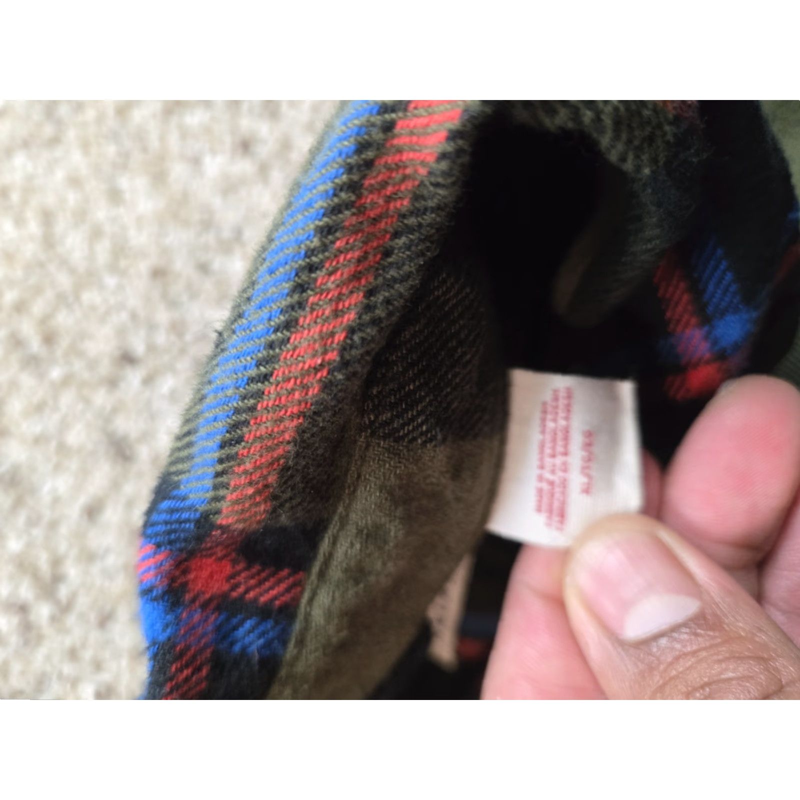 Levi's Levi's Jackson Worker Flannel Shirt XL Green Plaid Long Sleeve Relaxed Fit Mens Button-Up | Cotton Flannel | Vintage: No Size US XL / EU 56 / 4 - 6 Thumbnail
