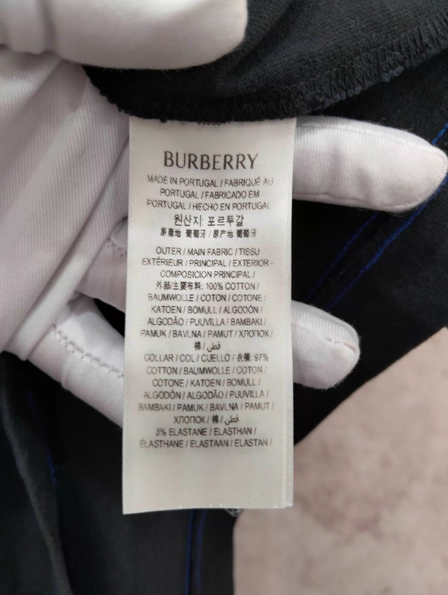 Burberry BURBERRY Black Crew Neck Short Sleeve Tee S Size S / US 4 / IT 40 - 6 Thumbnail