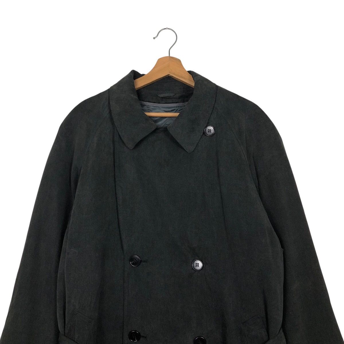 Japanese Brand 📌Vintage Long Jacket Rich Black Christian Aujard Homme Size US M / EU 48-50 / 2 - 4 Thumbnail
