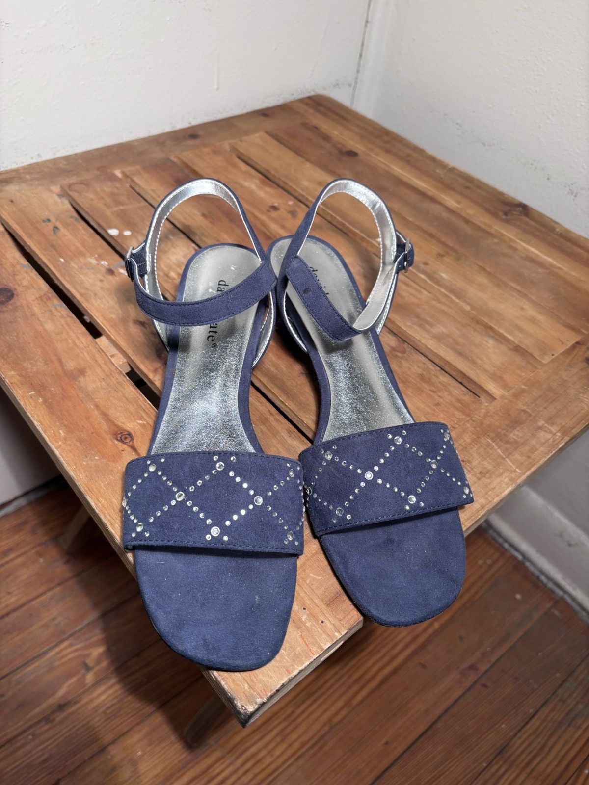 Other David Tate Jeweled Block Heel Shoes Size US 8 / IT 38 - 1 Thumbnail