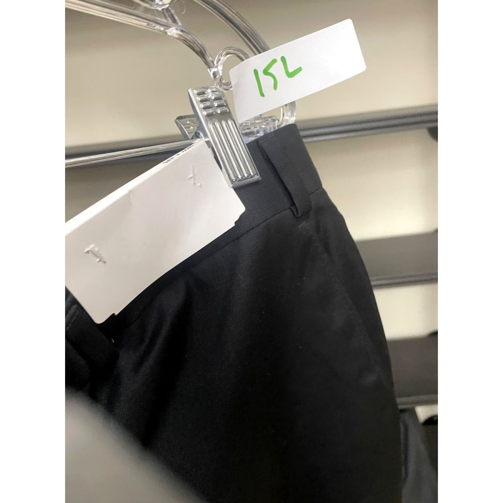 Michael Kors Michael Kors Men Classic Fit Wool Blend Stretch Solid Suit Pants Black 38x29 Size Regular Men/Coverage Size 38R - 2 Thumbnail