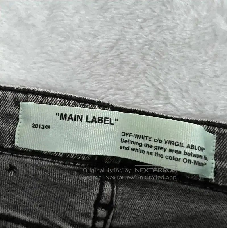 Off-White Off-White Summer Gray Cotton Casual Pants . Size 28" / US 6 / IT 42 - 3 Thumbnail