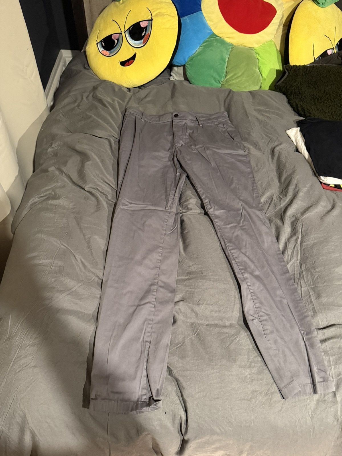 Birddogs "Stephen Jobs" Stretch Khakis w/o Liner Gray 34x32