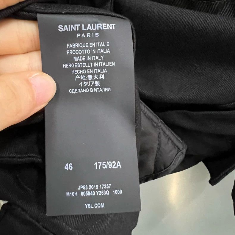 Yves Saint Laurent saint Laurent Black Double Chain Hooded Windbreaker 2501-Ne Size US S / EU 44-46 / 1 - 3 Thumbnail