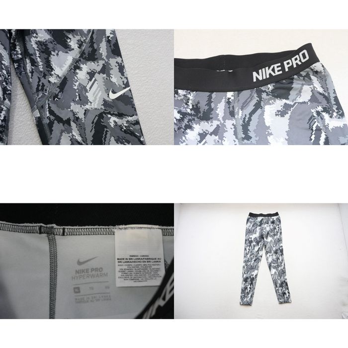Nike Nike Pro Hyperwarm Leggings Fleece Compression Performance Pants  Womens XL