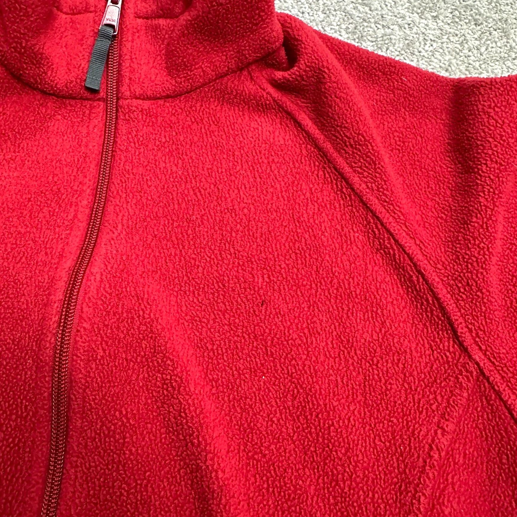 Vintage Columbia Benton Springs Fleece Jacket Women Medium Red Full Zip Outdoor Hiking Womens Size M / US 6-8 / IT 42-44 - 4 Thumbnail
