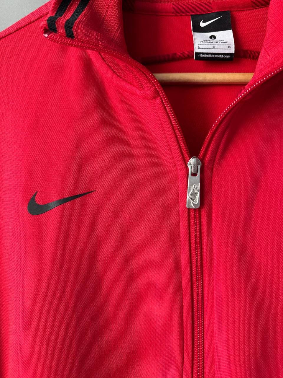 Nike Nike Manchester United Swoosh Logo Zip Up Hoodie Size US L / EU 52-54 / 3 - 6 Thumbnail