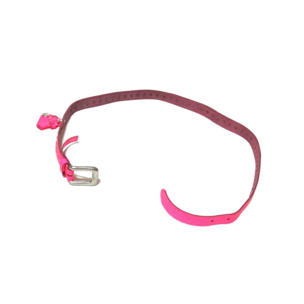 Walter Van Beirendonck Walter Van Beirendonck Rhinestone Fluorescent Leather Belt Size ONE SIZE - 2 Thumbnail