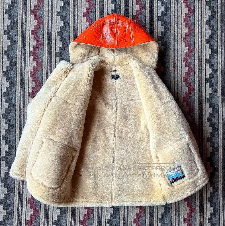 Nigel Cabourn Nigel Cabourn x Aero Leather Jacket. Size US L / EU 52-54 / 3 - 3 Thumbnail