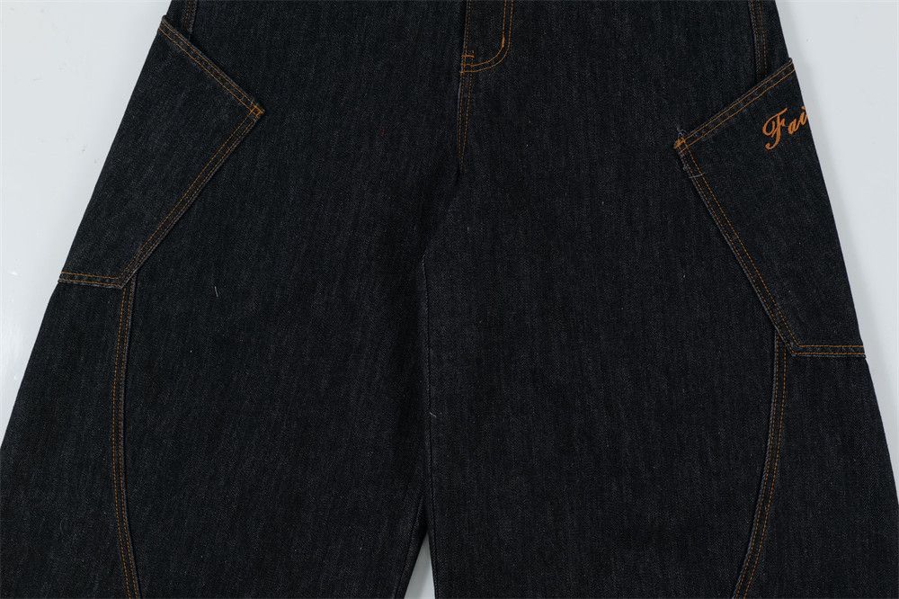 Japanese Brand × Vintage Men's American street style washed loose scimitar jeans Size US 32 / EU 48 - 6 Thumbnail