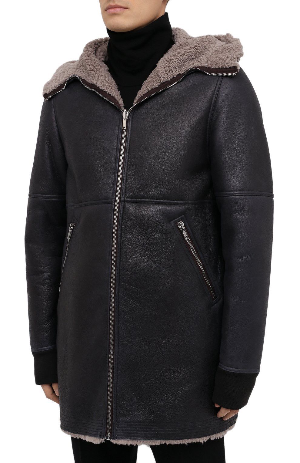 Rick Owens Rick Owens 20FW Exploder Reversible Shearling Bore Jacket 48 Size US M / EU 48-50 / 2 - 2 Thumbnail