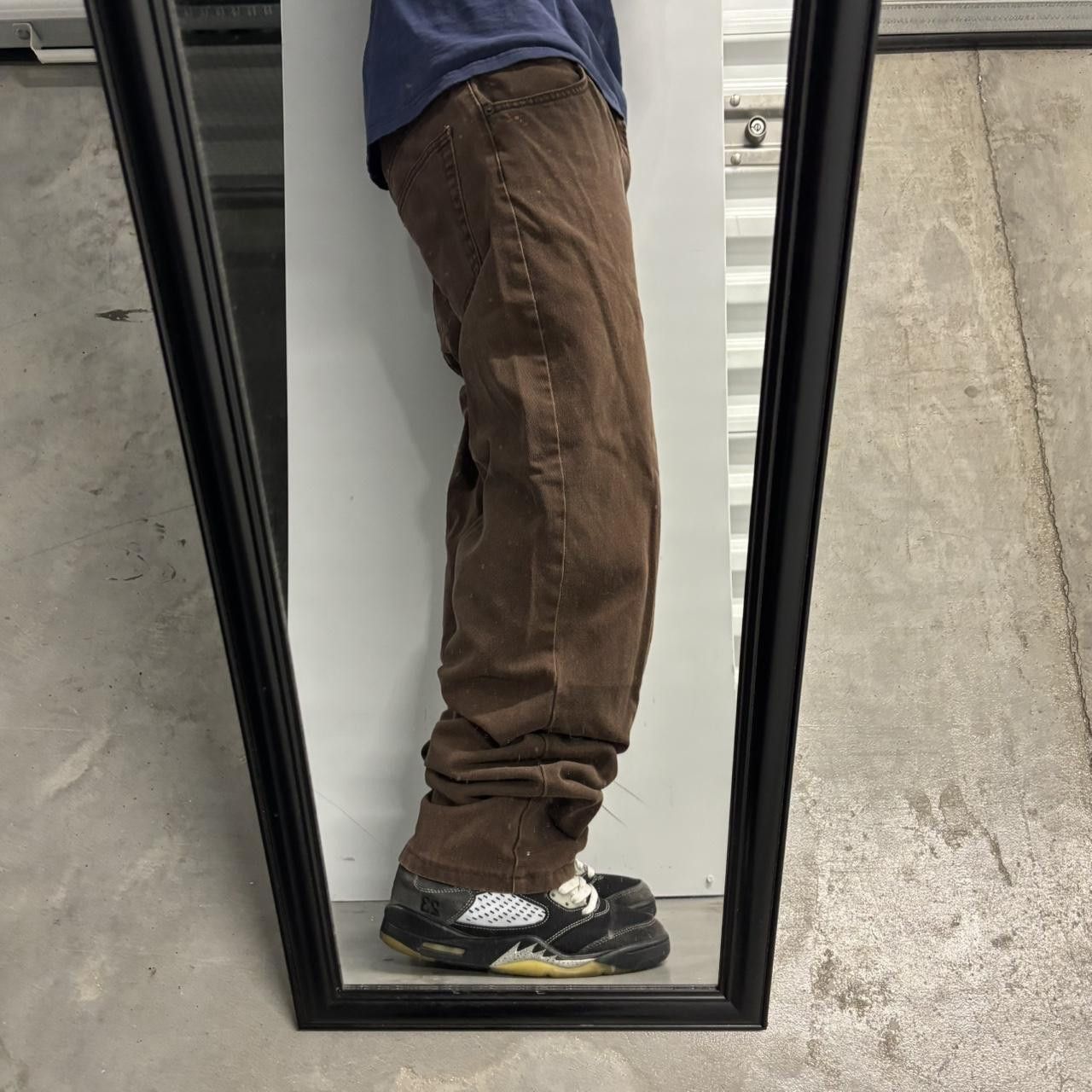 Vintage Crazy Vintage Y2K/2000s Brown Essential Denim Jeans! 36x30 Size US 36 / EU 52 - 2 Thumbnail