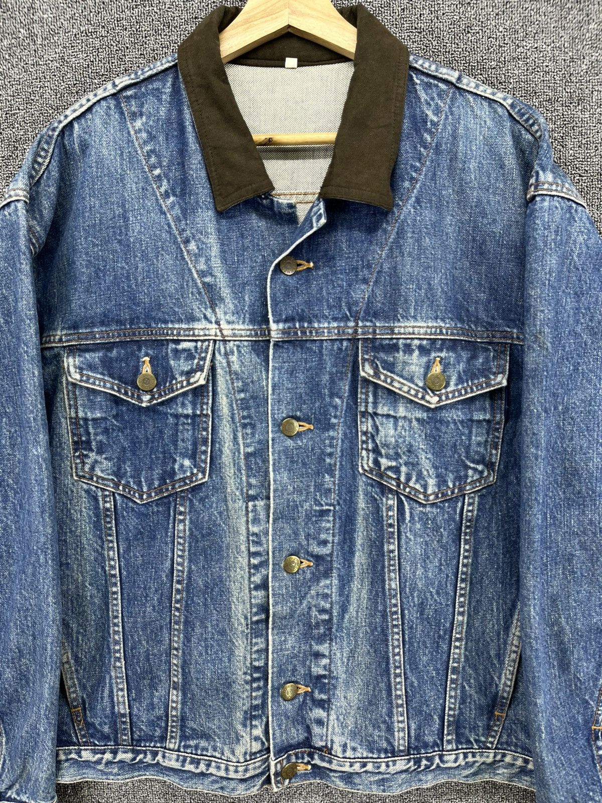 Kenzo Vintage 90s Kenzo Trucker Denim Jacket Size US L / EU 52-54 / 3 - 5 Thumbnail