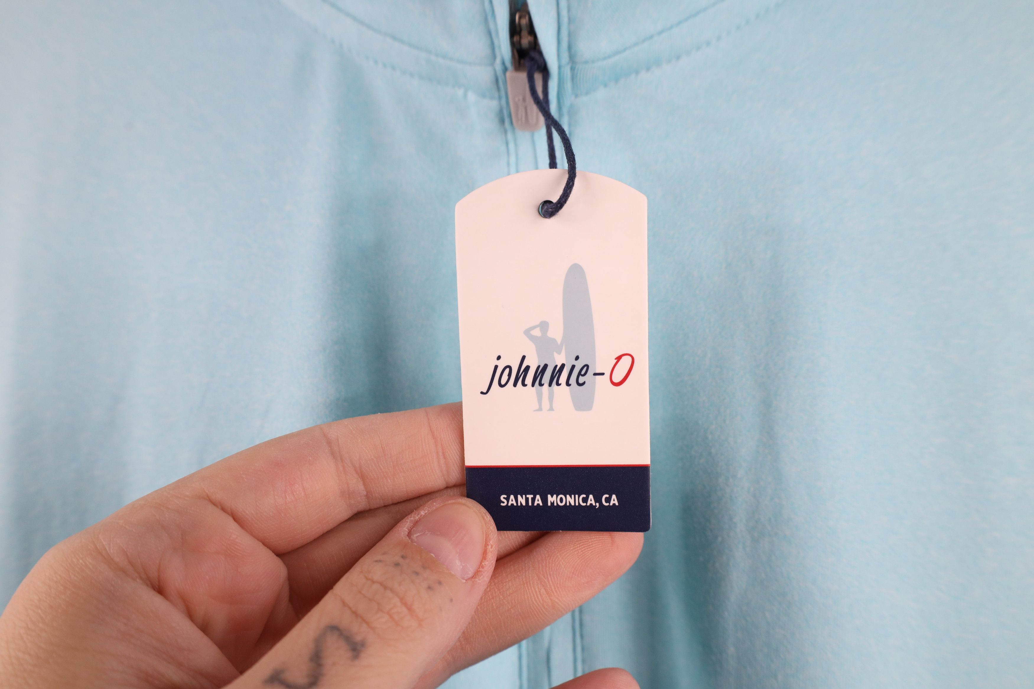 Vintage × johnnie-O New Johnnie-O Performance Half Zip Pullover Sweater Top Blue Size US XL / EU 56 / 4 - 5 Thumbnail