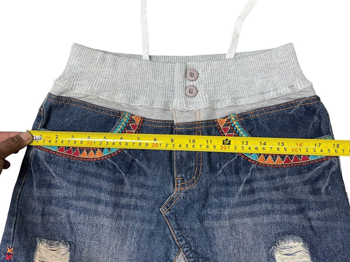 Japanese Brand Vintage Anti Ballistic Aztec Pattern Mini Skirt Streetwear Size 27" / US 4 / IT 40 - 6 Thumbnail