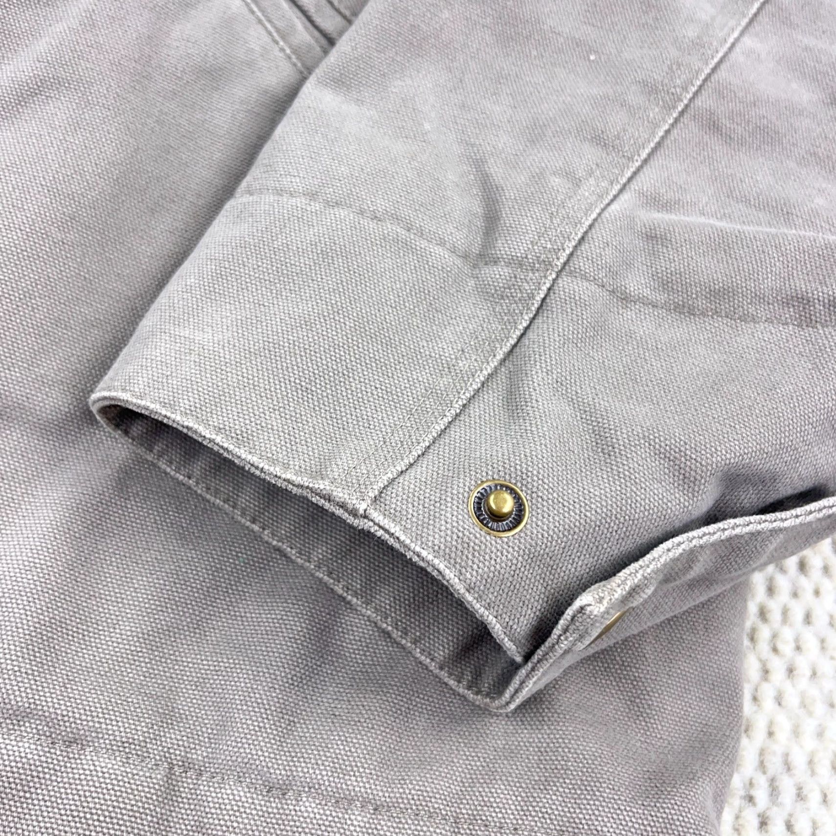 Dunbrooke Vintage Dunbrooke Jacket Men XL Tan Duck Canvas Lined Corduroy Collar Detroit A1 Size US XL / EU 56 / 4 - 3 Thumbnail