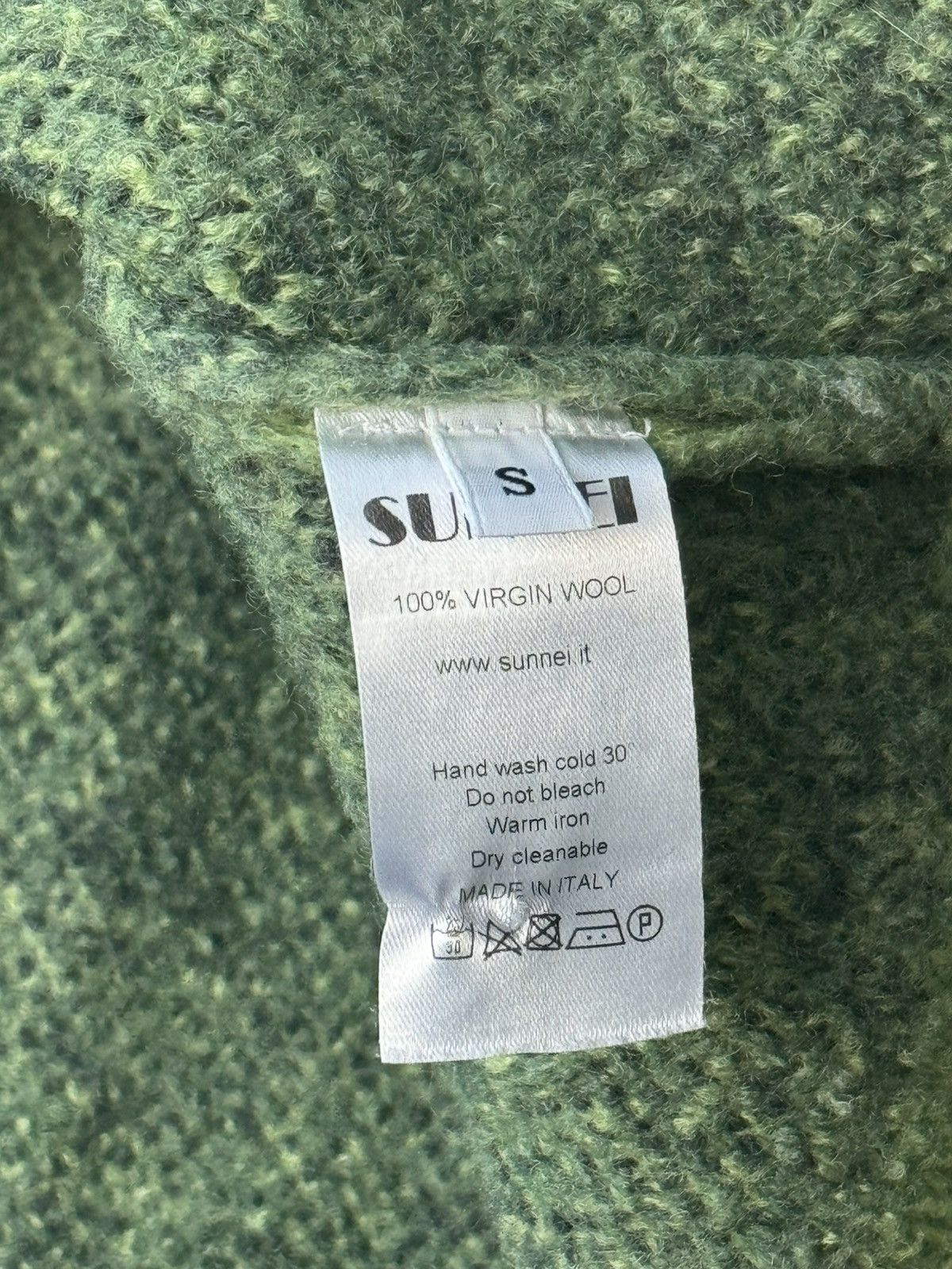 Sunnei Sunnei “Bliss” RARE Windows XP felted wool sweater Size US S / EU 44-46 / 1 - 5 Thumbnail