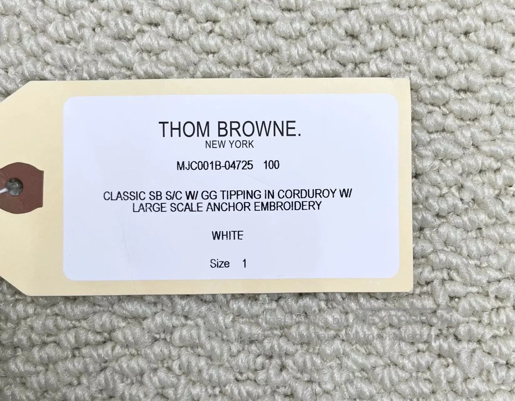 Thom Browne thom browne corduroy anchor logo blazer. Size US S / EU 44-46 / 1 - 8 Thumbnail