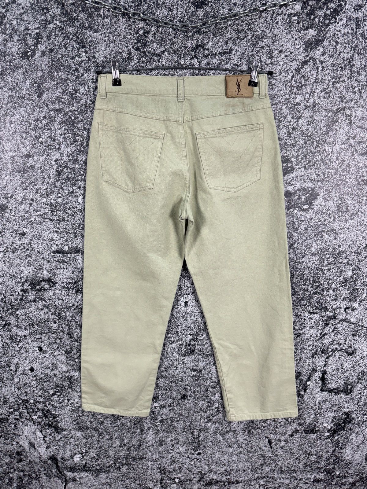 Yves Saint Laurent Yves Saint Laurent Pants Vintage Straight Trousers W32 Size US 32 / EU 48 - 1 Thumbnail