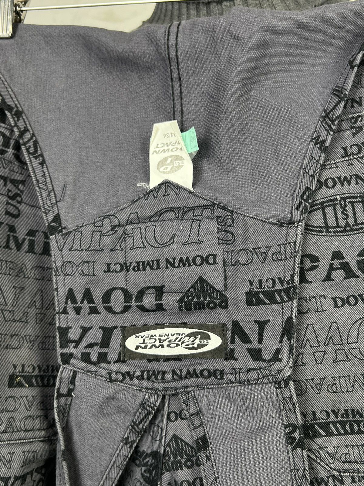 Vintage Vintage Down Impact All-Over Print Denim Overalls 34 M - L Size US 34 / EU 50 - 9 Thumbnail