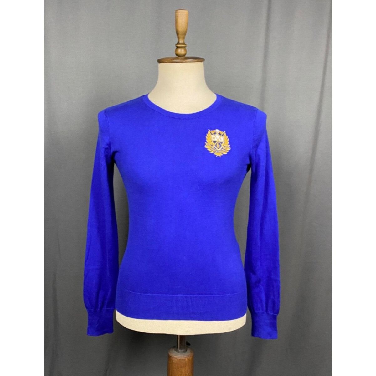 Ralph Lauren Sport MINT! Ralph Lauren Sport Big Logo Men's Blue Crewneck Sweate Size US M / EU 48-50 / 2 - 1 Thumbnail