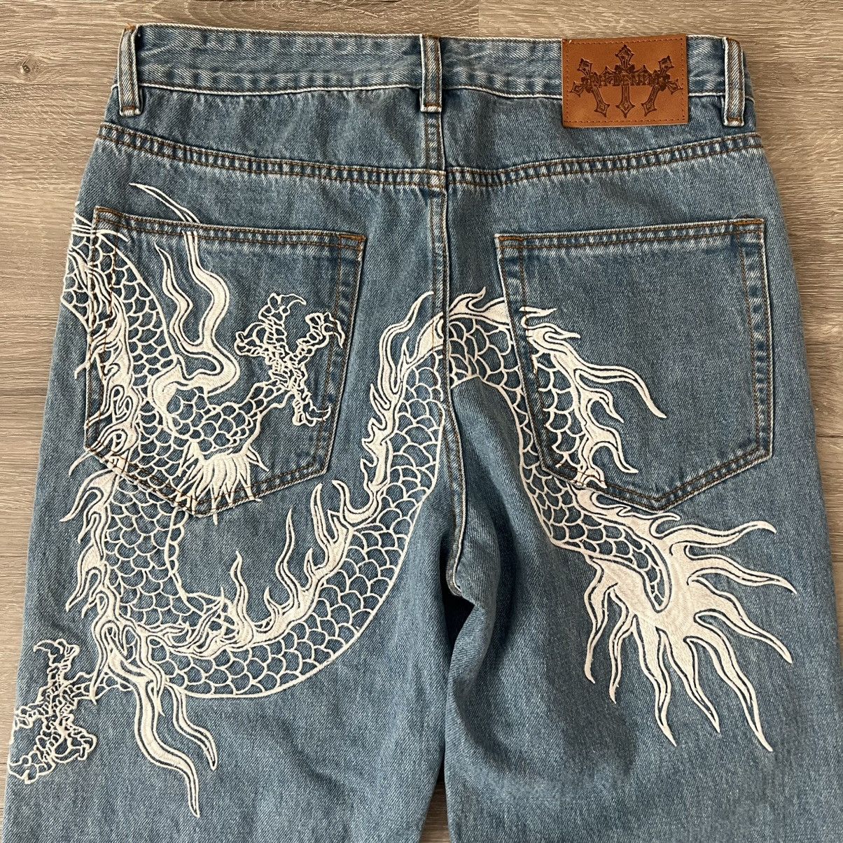 The GV Gallery GV Gallery Raspberry Hills Dragon Denim Jeans Size US 32 / EU 48 - 7 Thumbnail