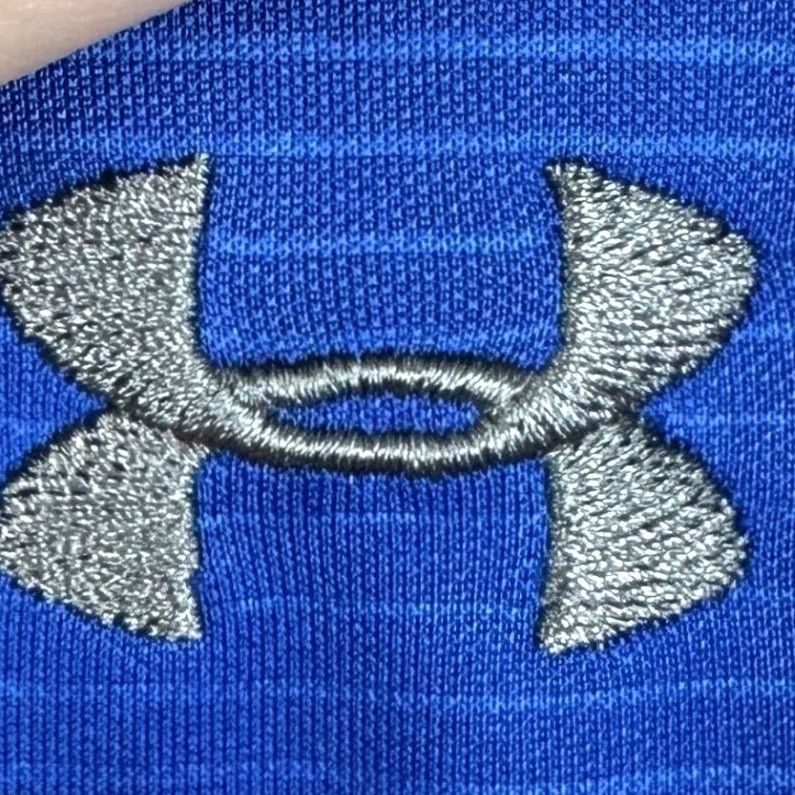 Under Armour Under Armour Polo Shirt Mens Large Blue HeatGear Golf Stripes Performance Rugby Size US L / EU 52-54 / 3 - 5 Thumbnail