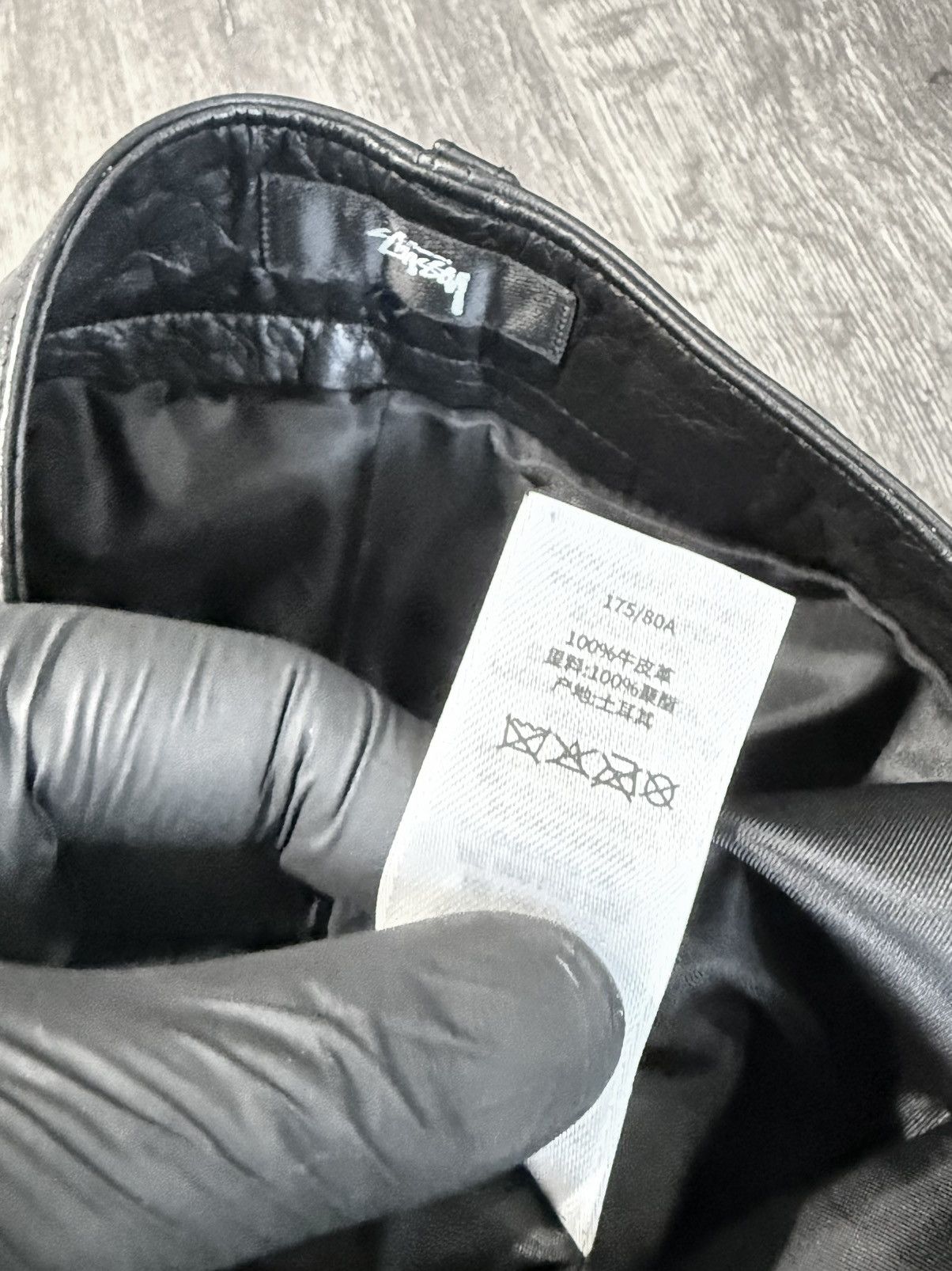 Stussy SS24 Stussy Military Cargo Leather Pants Size US 32 / EU 48 - 14 Thumbnail