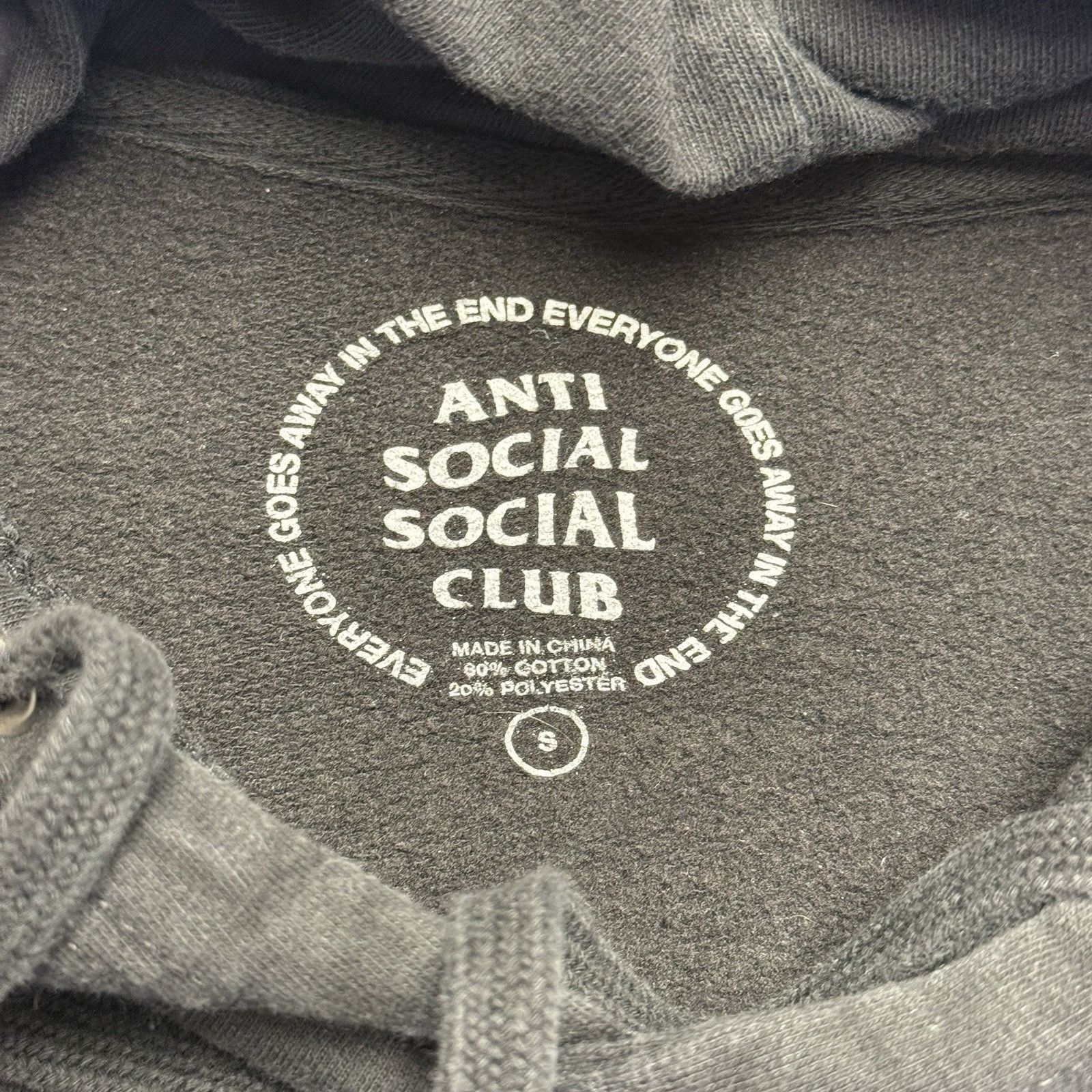 Anti Social Social Club Anti Social Social Club Undefeated Hoodie Sweatshirt Size US S / EU 44-46 / 1 - 7 Thumbnail