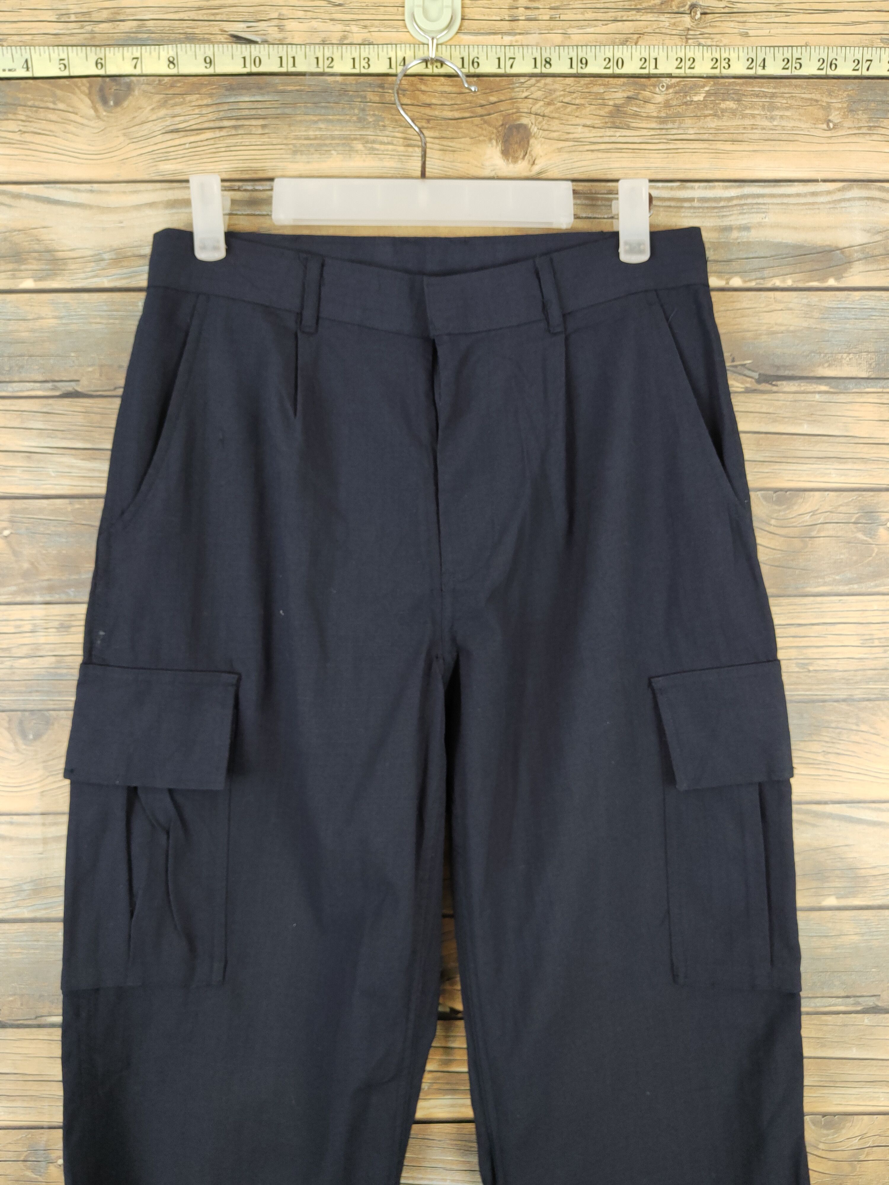 Japanese Brand Navy Multipocket Cargo Pants #W1018