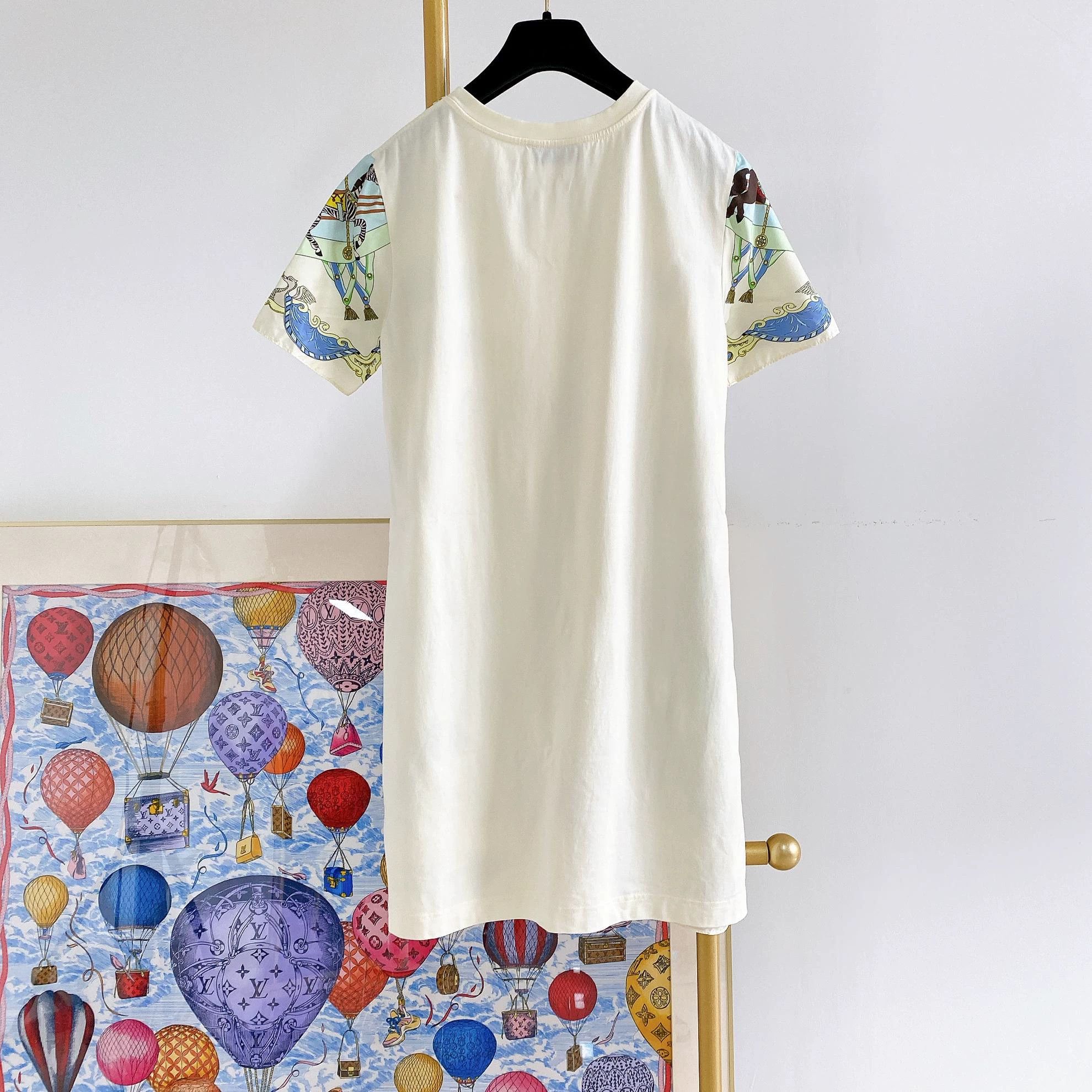 Tory Burch Tory Burch Printed Long Shirt Dresses S Size XS / US 0-2 / IT 36-38 - 2 Thumbnail
