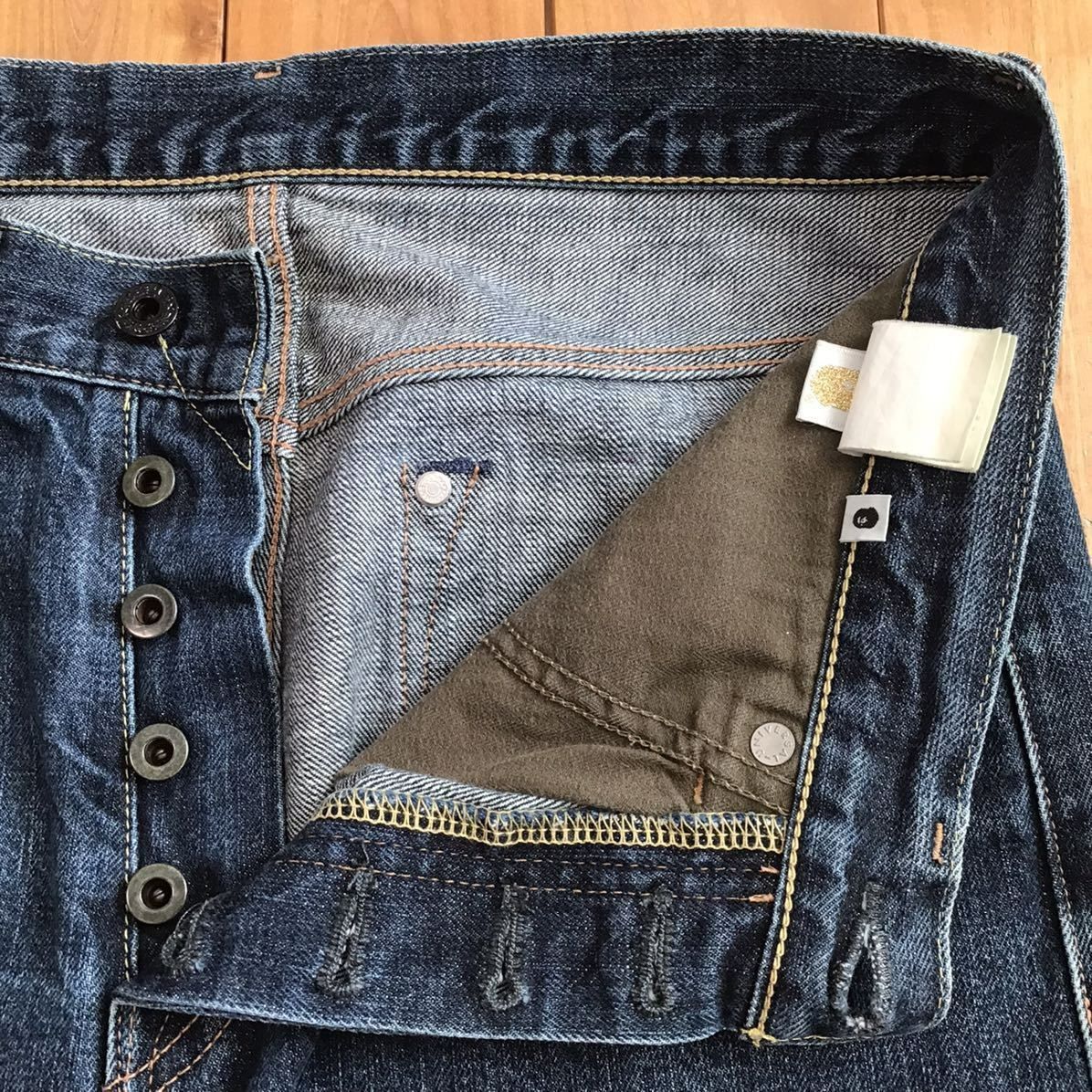 Bape A BATHING APE Baby Milo Denim Pants Indigo M Size US 30 / EU 46 - 8 Thumbnail