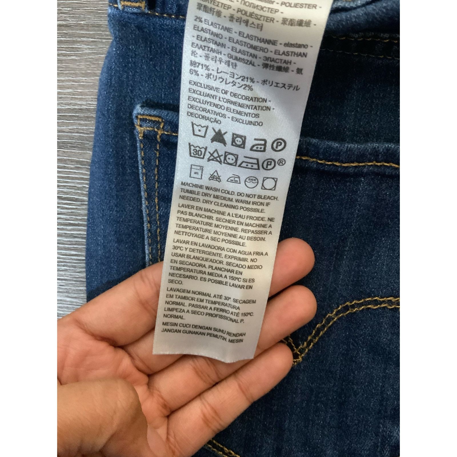 Levi's Levi’s 721 High Rise Skinny Jeans Denim Pants Women’s 27 Size 27" / US 4 / IT 40 - 7 Thumbnail