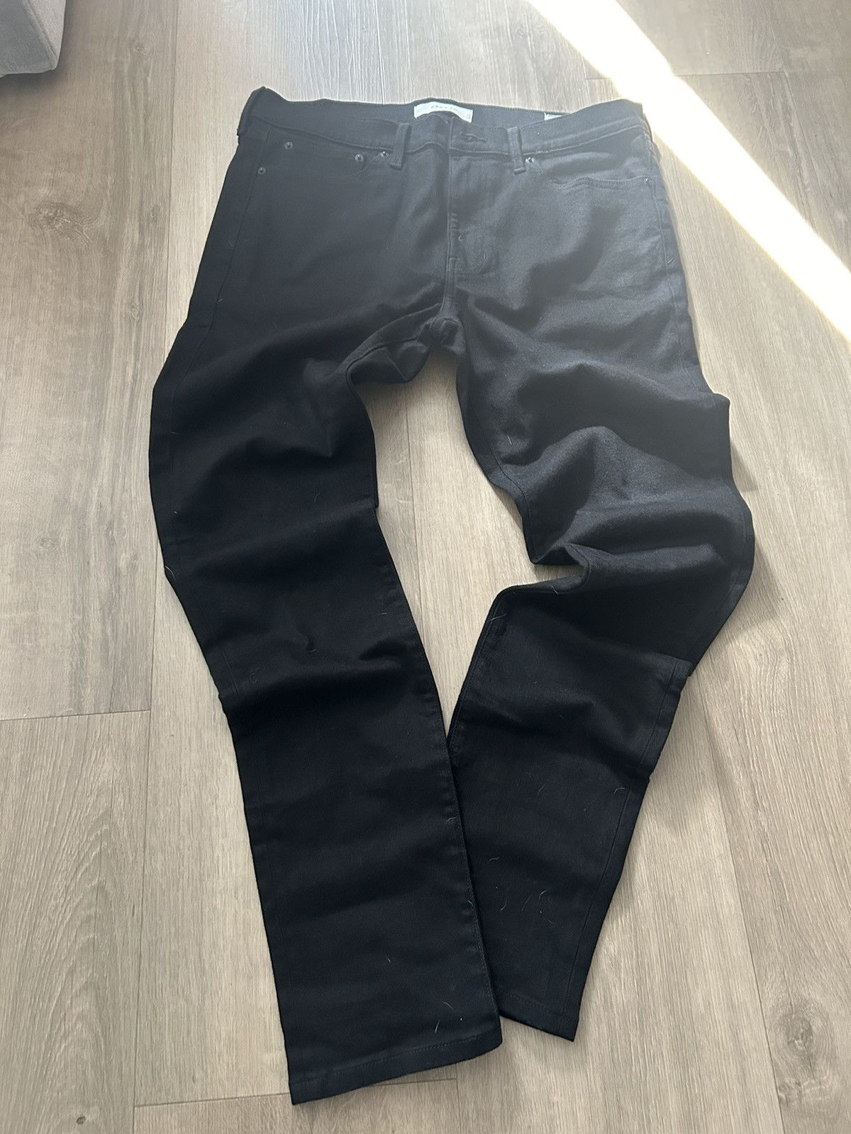 Pacsun Pacsun Black Bryce stacked skinny jeans 34x32 Size US 32 / EU 48 - 1 Thumbnail