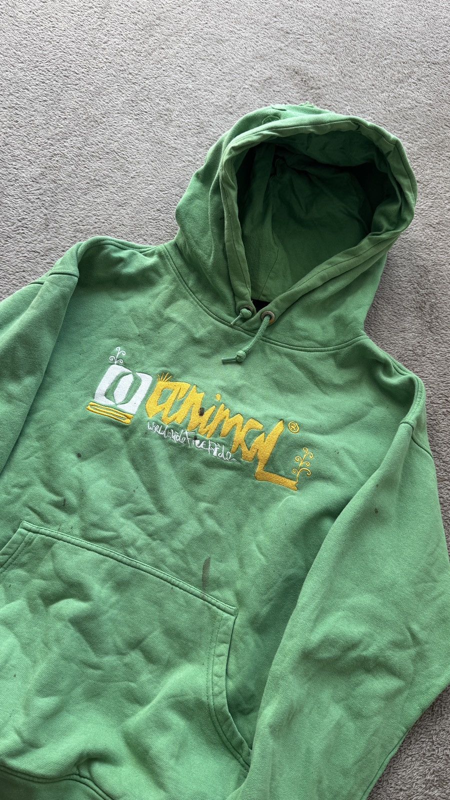 Hysteric Glamour Animal faded Dirty Logo Baggy Hoodie if6was9 Stussy LGB SK8 Size US L / EU 52-54 / 3 - 2 Thumbnail