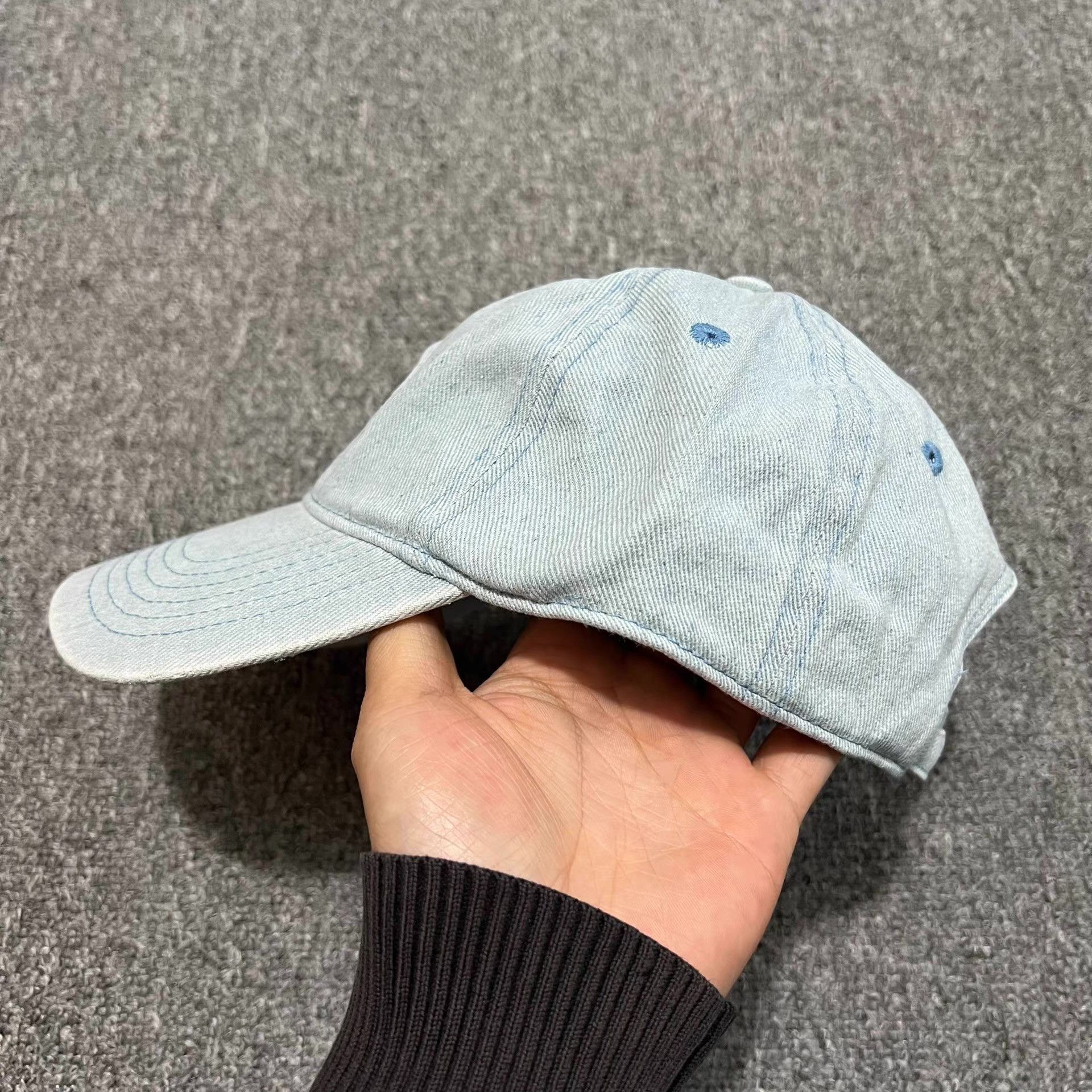 Cross Colours Cross Colours Washed Embroidered CurvedBrim Baseball Cap Q7 Size ONE SIZE - 5 Thumbnail