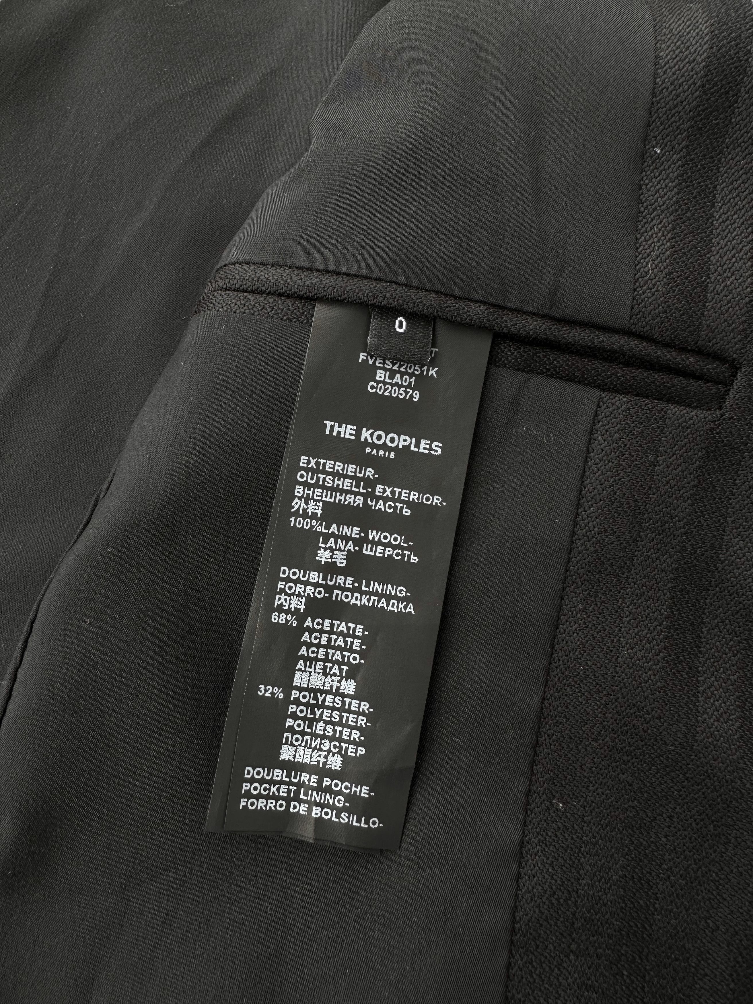 The Kooples The Kooples Paris Wool Long Blazer Double Breasted Blazer Size XS / US 0-2 / IT 36-38 - 5 Thumbnail