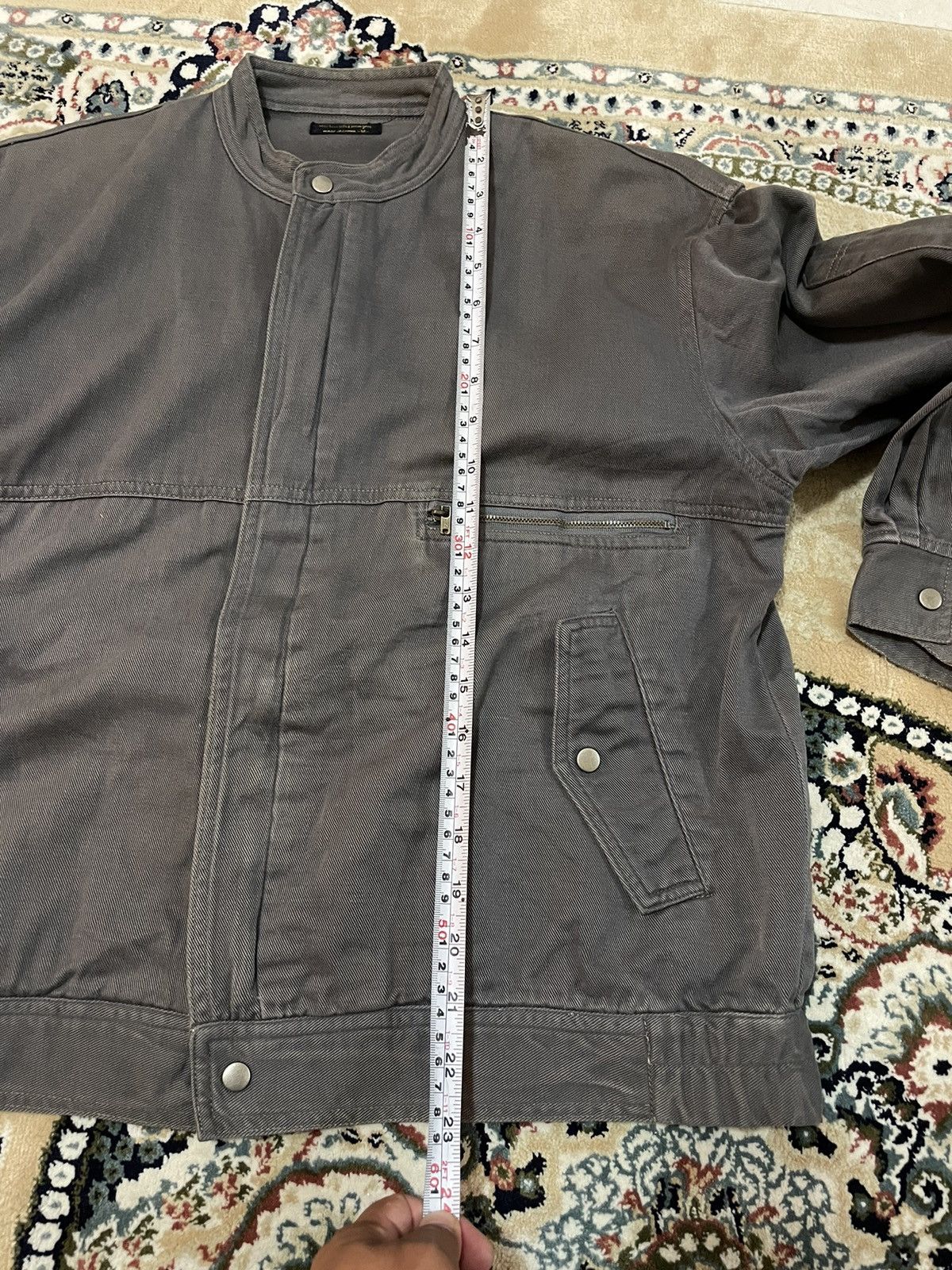 Japanese Brand × Vintage Vintage Worker Denim Jacket Inspired Issey Miyake Designer Size US M / EU 48-50 / 2 - 10 Thumbnail