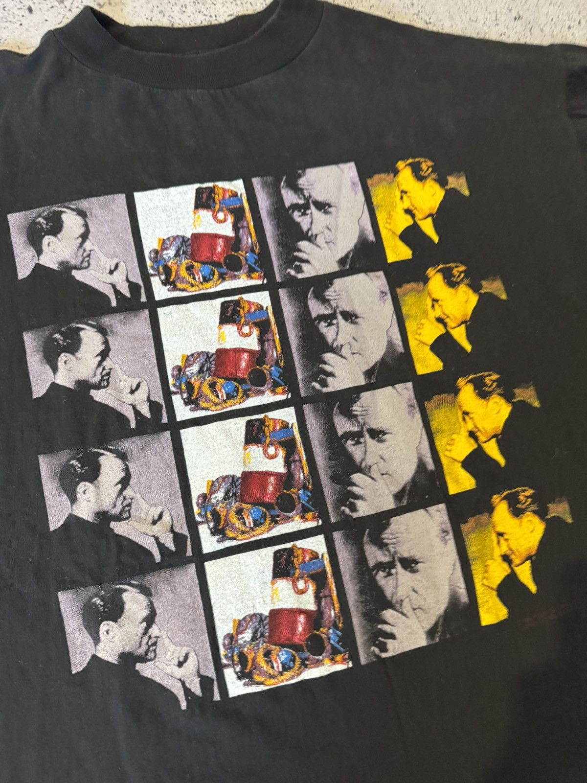 Designer Vintage Phil Collins 1994 Sears Tour Concert T-Shirt Brockum Size US XL / EU 56 / 4 - 6 Thumbnail