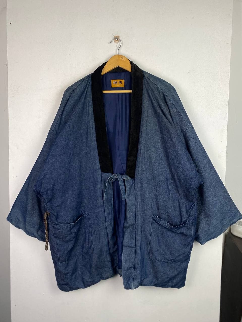 vintage japanese denim kimono nice design